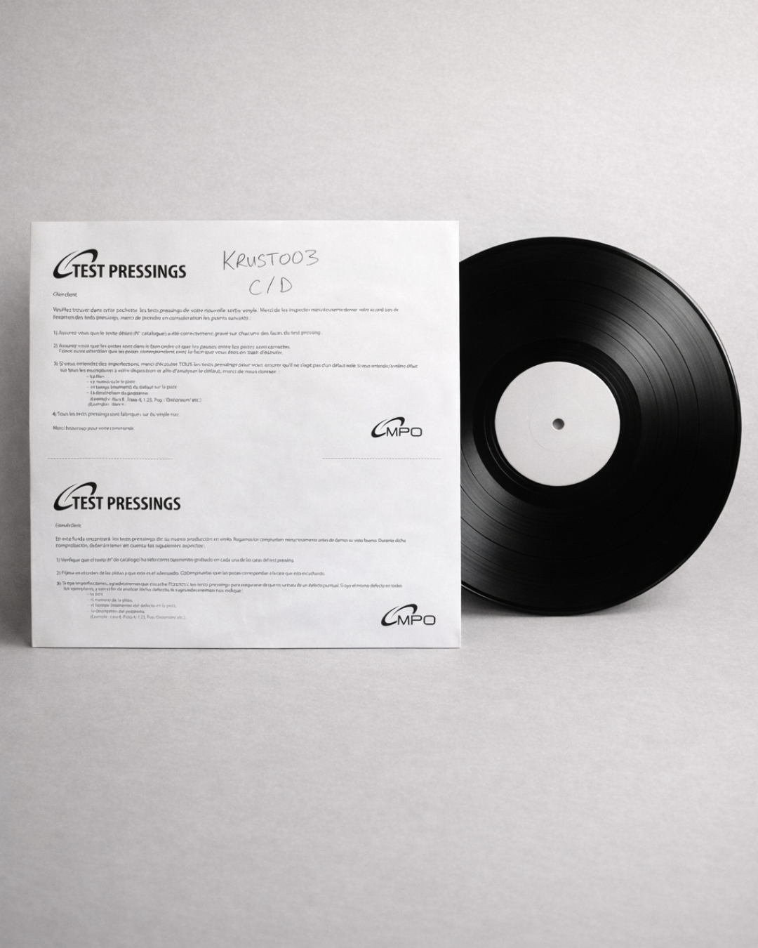 Krust Widescreen Edition Test Press KRUST 003 C/D